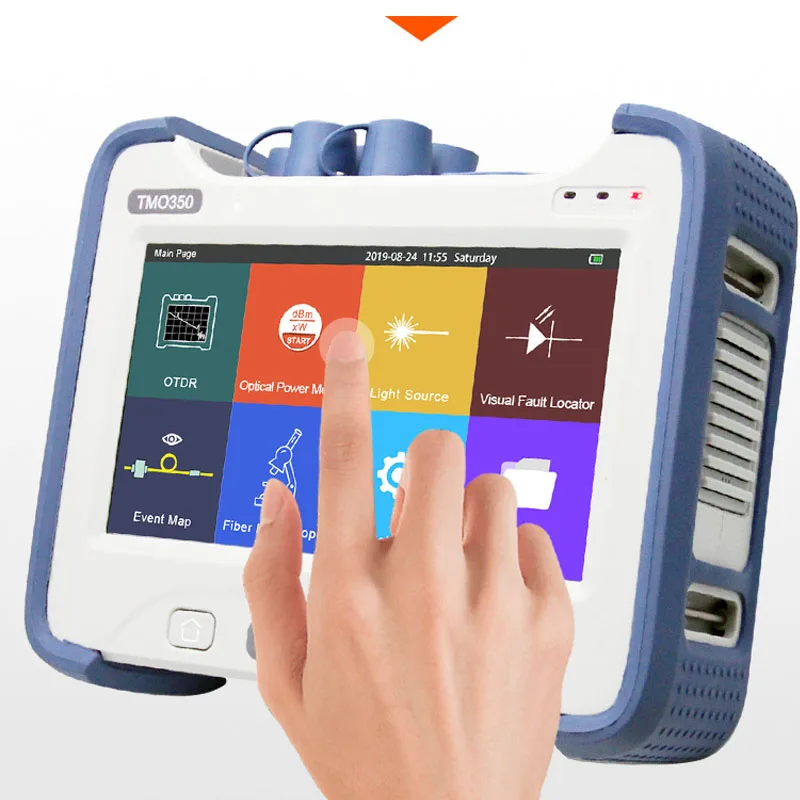 

1310/1550/850/1300/1625 нм SM ММ PON OTDR оптический фотометр с измерителем мощности VFL оптический источник светильник TMO350