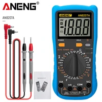 aneng an8207a lcd display digital multimeter tester 2000 counts handheld multimeter acdc eletronics power meter current test