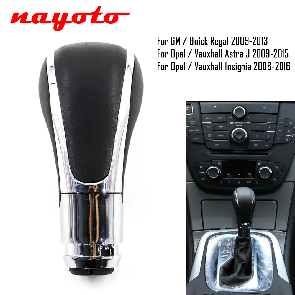 Automatic Transmission Car Gear Shift Knob Shifter Lever Pen Stick For GM Buick Regal Opel Vauxhall Insignia Astra J 2008-2016