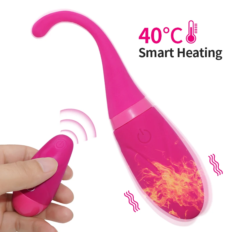 Яйцо-вибратор с беспроводным управлением для стимуляции клитора и точки G |