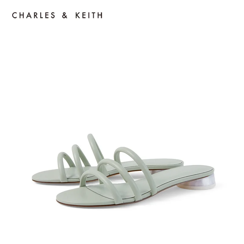 CHARLES＆KEITH Новинка на Лето2020 CK1-70390295Женские Босоножки Клип схождение Тонкий