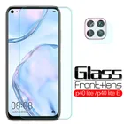 Защитное стекло для экрана и объектива камеры huawei p 40 lite p40lite E p40