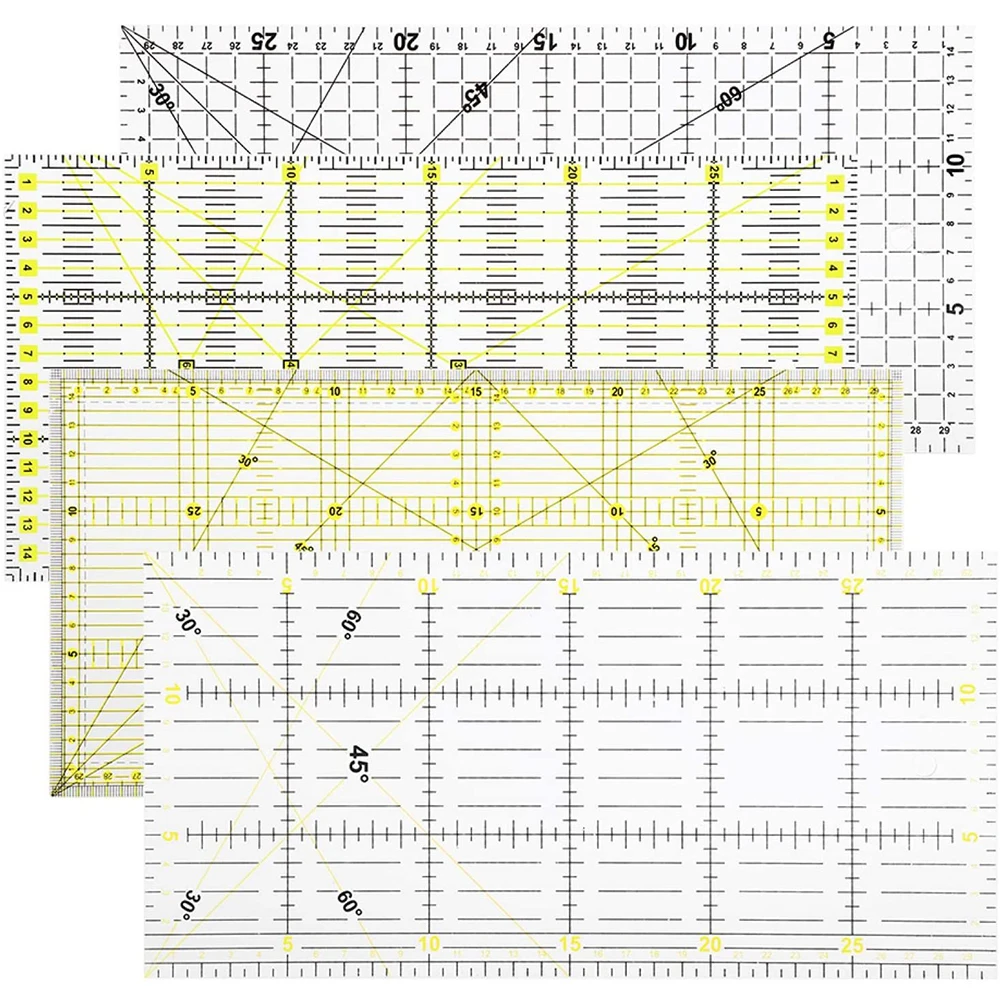 15*30 см линейка для квилтинга акриловая квилтеров легкой точной резки Ткани