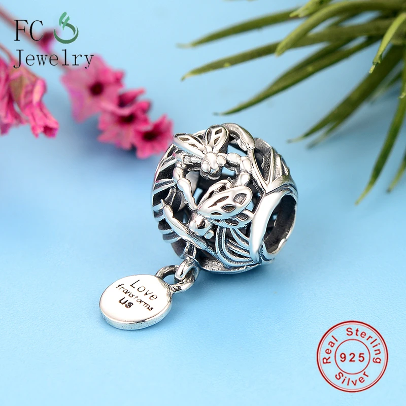 Новинка 2020 оригинальные очаровательные браслеты 925 пробы серебро ажурная