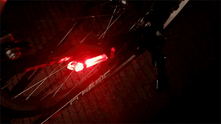Велосипедный светильник, перезаряжаемый через USB, светодиодный задний светильник, Предупреждение задний светильник, велосипедный светильник, портативная вспышка, супер яркий велосипедный светильник