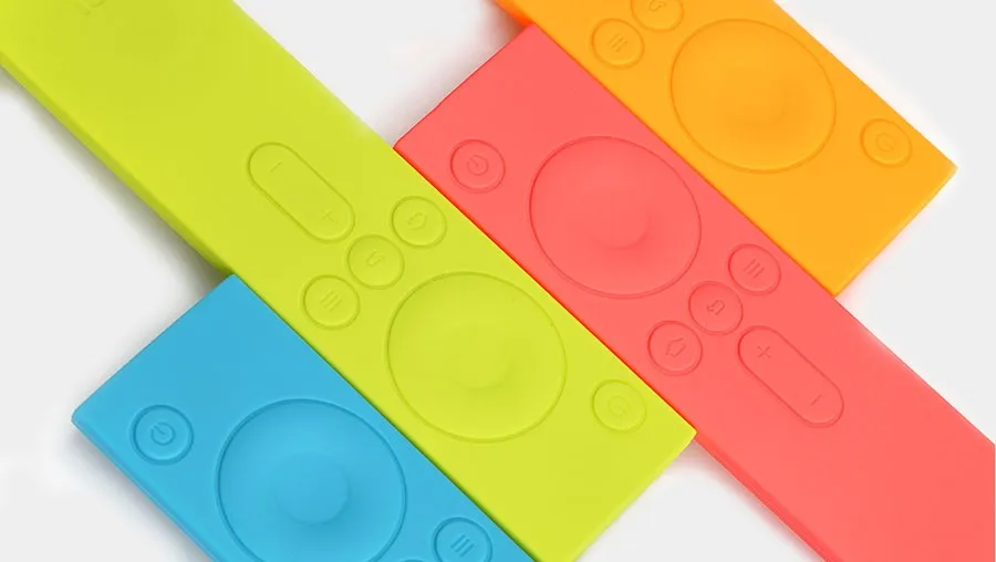 5pcs Soft Silicone TPU Protective Case Remote Colorful Rubber Cover for Xiaomi Control Mi TV Box | Дом и сад