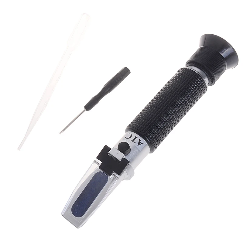

Hand held 0-80% Alcohol Refractometer Alcoholometer single scales Adjustable Manual Ethanol concentration measuring instrument