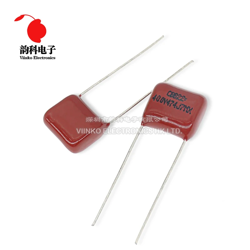 

10pcs CBB Polypropylene film capacitor pitch 10mm 470nF 0.47uF 474J 400V