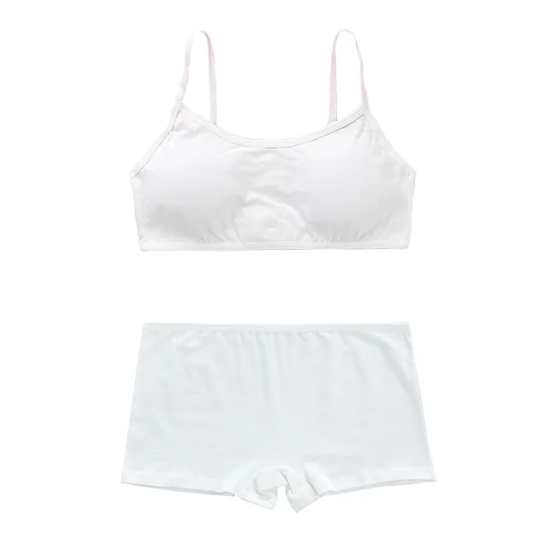 

Kids Underwear Model 100% Cotton Girls Tank Top Panties Candy Color Undershirt Girls Singlet Baby Camisole Bra Tops Sport Undies