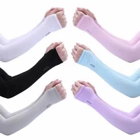women outdoor sports arm sleeve cooling summer uv protection quick dry running cycling arm warmers fitness basketball elbow pad