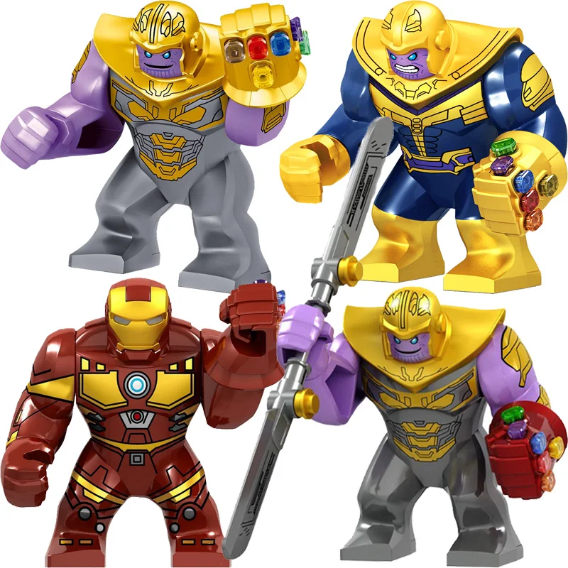 Фигурки героев Marvel Мстители Железный человек танос с Перчаткой Бесконечности