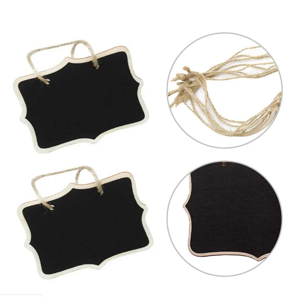 Набор из 12 деревянных мини досок для объявлений декоративные аксессуары