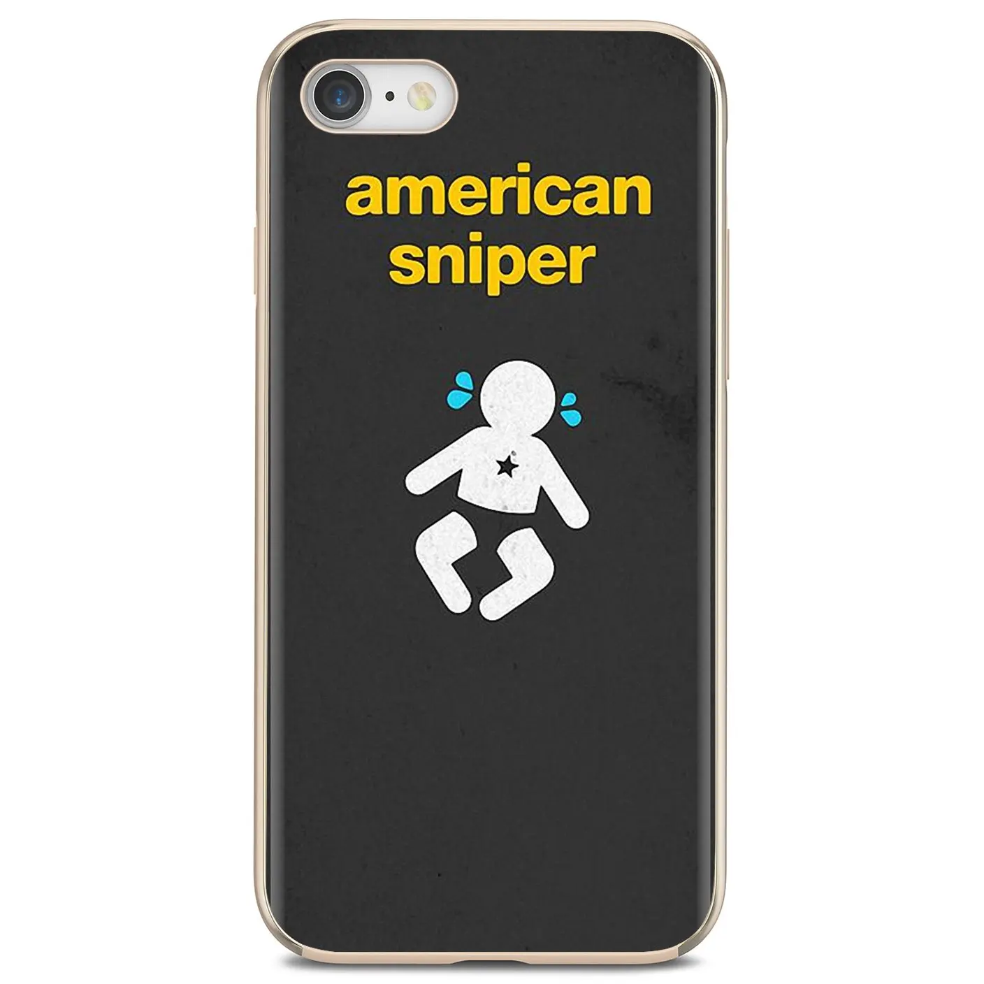 Мягкий силиконовый чехол из ТПУ с логотипом американского снайпера Криса Кайла