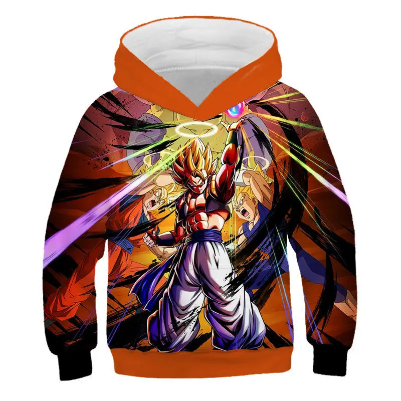 Японское аниме Dragon Ball Z Son Goku детские толстовки с 3D принтом Harajuku детские повседневные толстовки для мальчиков и девочек - Color: NT-235