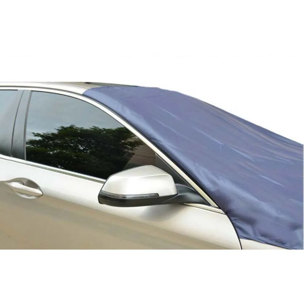 

Car Windshield Cover Rain-proof Frost-proof Snow-proof Cover Car Window Dust Shield Protector (Black)