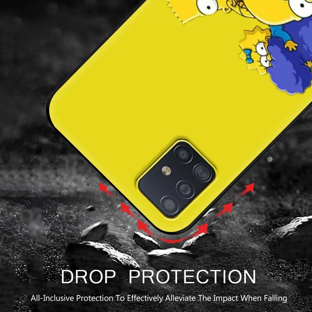 

Simpson Lovely Homer Phone Case for Samsung Galaxy A51 A71 A50 A21s A31 A10 A41 A20e A70 A30 A11 A40 A12 A02s Silicon Cover