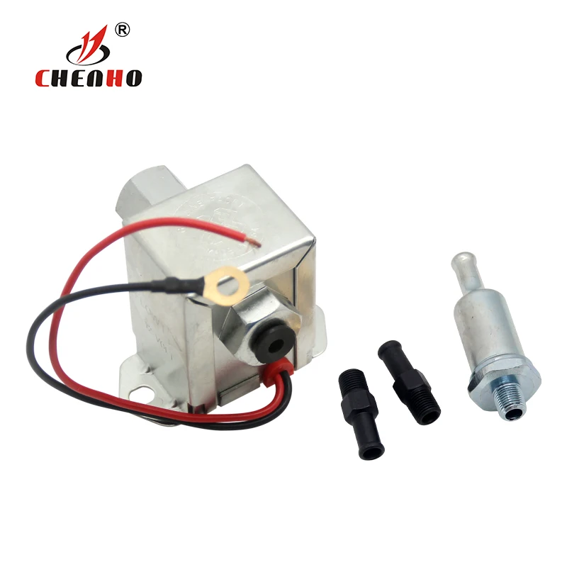 

12V red top square electric fuel pump 40106 low pressure fuel pump for carburetor for F-ORD
