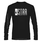 Новинка, мужские футболки из 2017 хлопка, футболки с логотипом лаборатории The Flash Star Laboratories S.T.A.R Labs, футболки с принтом, Мужская брендовая одежда