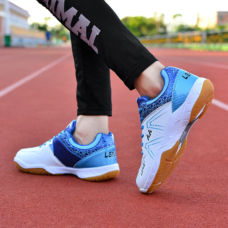 Unisex Badminton Shoes Indoor Training Tennis Shoes Men's Comfortable Badminton Shoes Professional Competition Sports Shoes