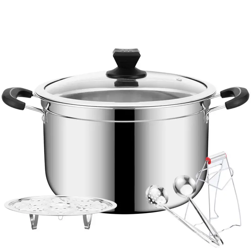 Кастрюля для супа из нержавеющей стали кастрюля приготовления пищи с большой