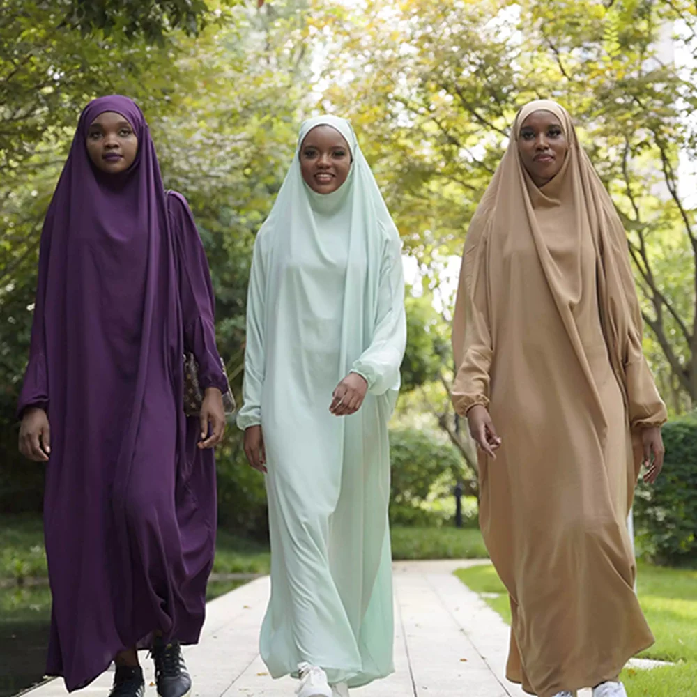Молитвенное мусульманское платье Рамадан ИД женская одежда абайя цзилбаб хиджаб химар халат абайя мусульманская одежда djellaba femme burka