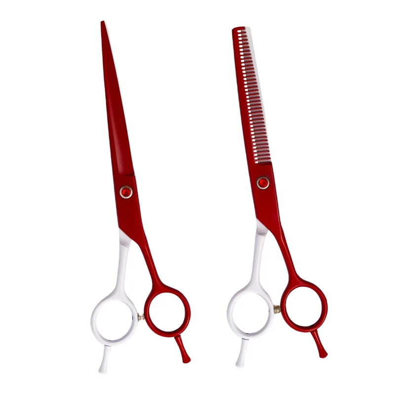 

7 Inch Japanese Stainless Steel Dog Pet Grooming Barber Scissors Hair Cutting