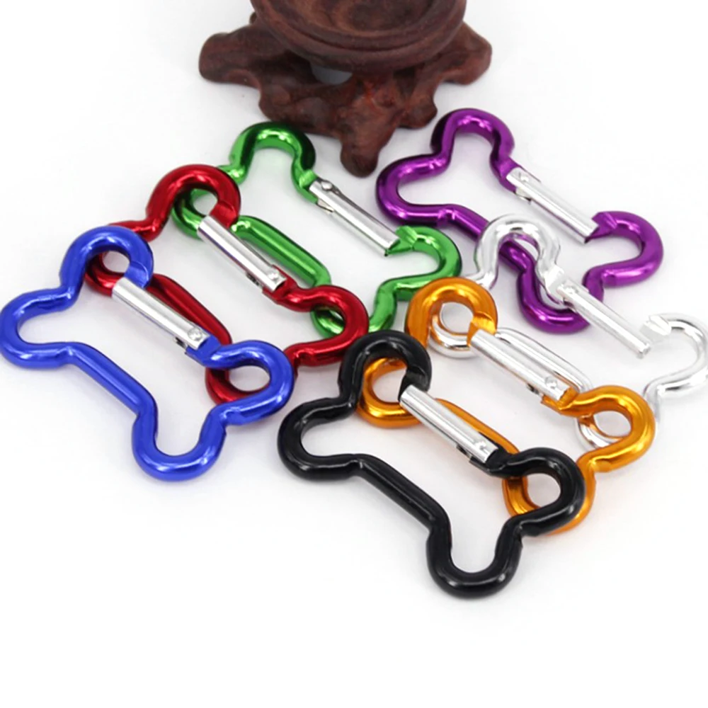 Многофункциональный Карабин брелок алюминиевый сплав кость карабин вращающийся