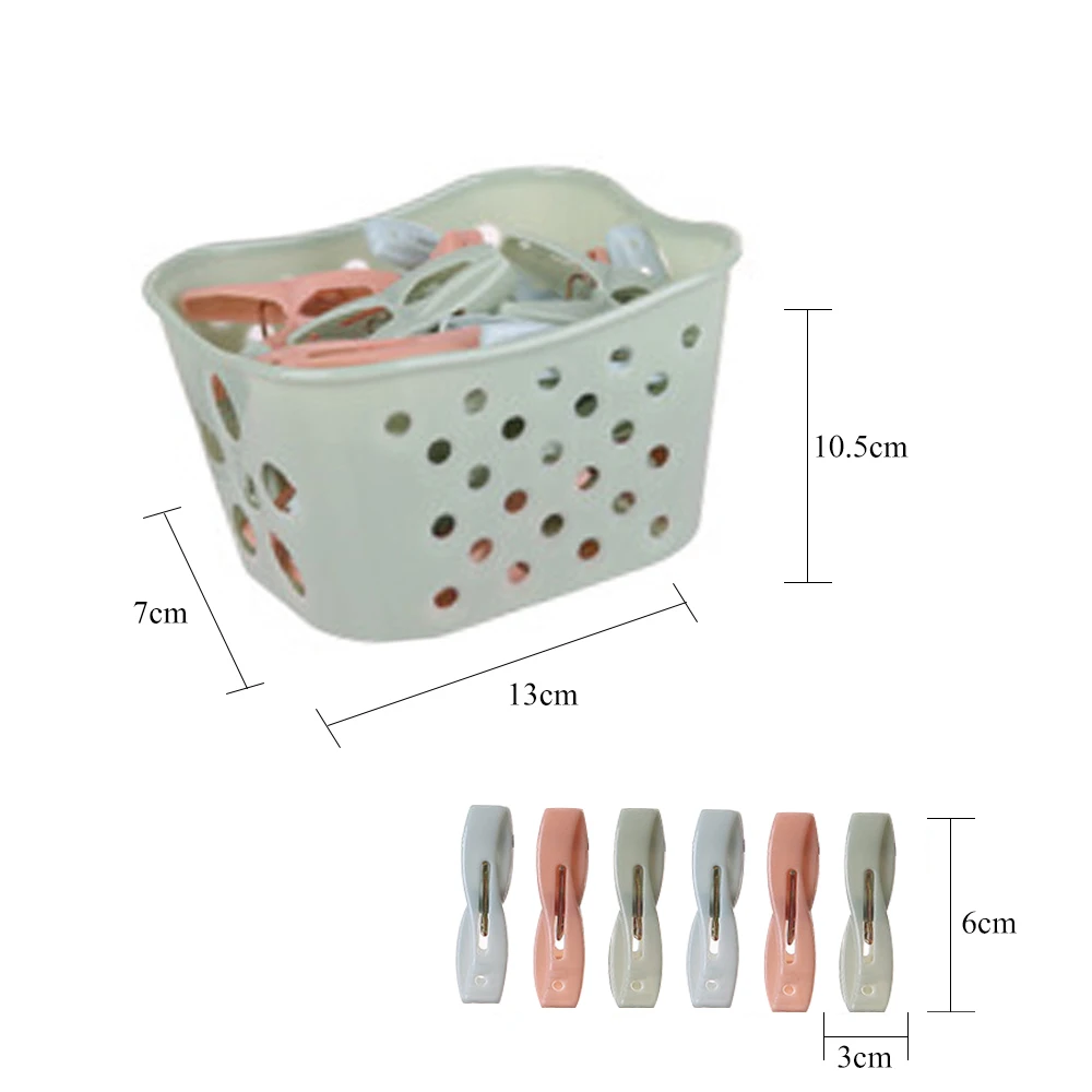 Green with 30pc Clip Летние пластиковые цветные клипсы, милое пляжное полотенце с изображением животных, зажим для предотвращения ветра - Цвет: Green with 30pc Clip