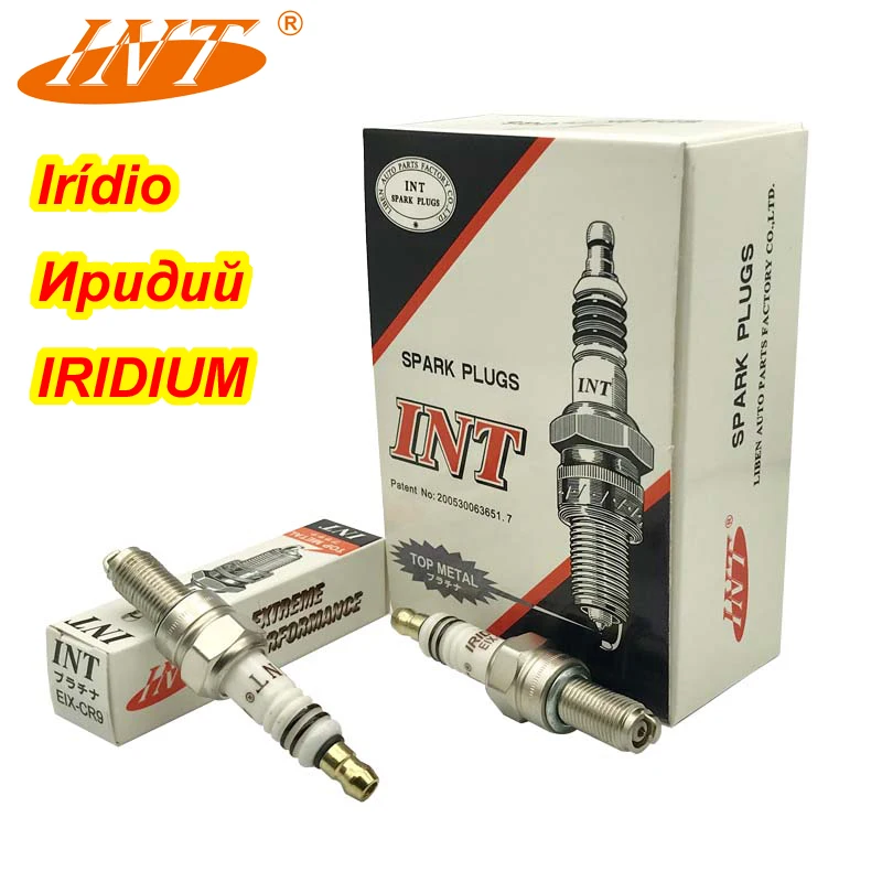 4 шт. INT Iridium Свеча зажигания для двигателя EIX CR9 KTM SUZUKI CXR ALFER HN CR9EK CR9EIX CR9E CR9EIA 9 CR9EB PMR9B
