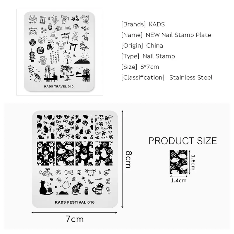 30 Styles Nail Stamping Plates Swanky Image Stencils for Polish Flowers Cartoon Art Template Design Nails | Красота и здоровье