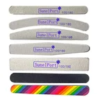 Двусторонняя пилка для ногтей, буфер 100180, триммер, наждачная бумага, пилки для ногтей, шлифовальный блок, инструменты для педикюра, маникюра, полировки, оборудование для ногтей