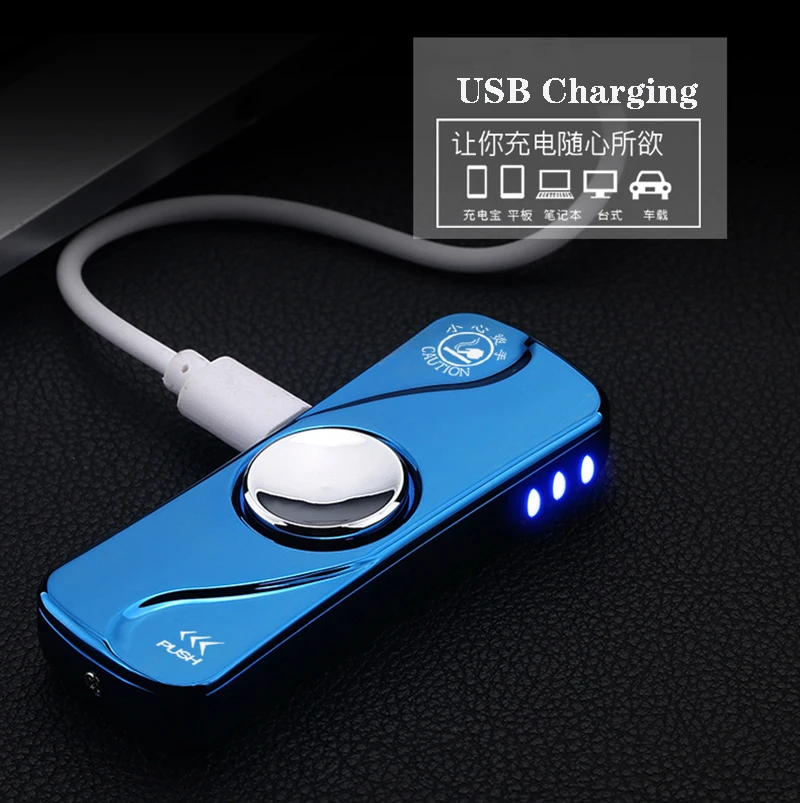 Пальчиковый гироскоп Зажигалка боковая красочная светлая креативная