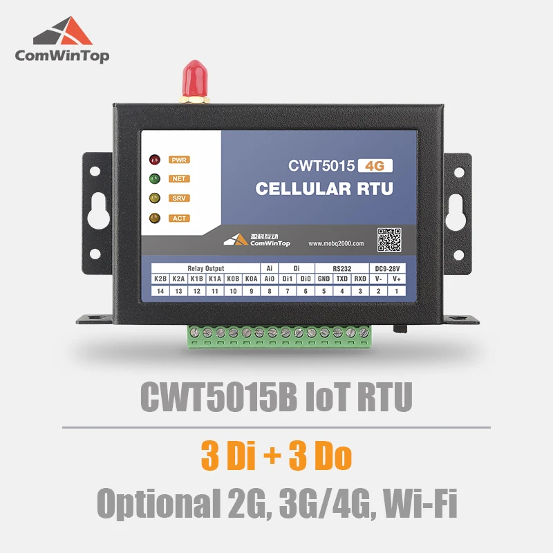 Пульт дистанционного управления CWT5015B 3DI 3DO Gsm Gprs 4g Wi-Fi модуль ввода-вывода Rtu модем