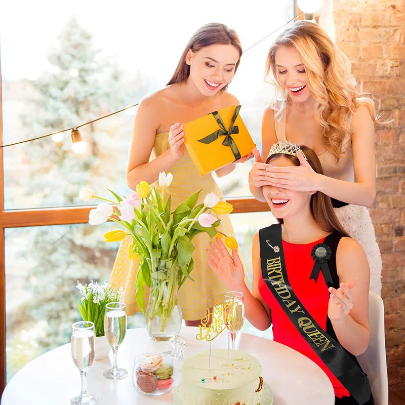 День рождения Королева Корона девочка Женщины Украшение Стразы Кристалл день 21 30