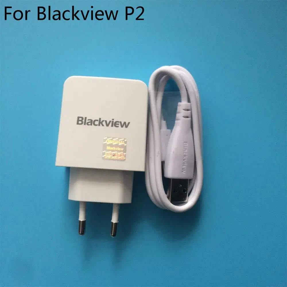 Новое зарядное устройство для путешествий + кабель USB Type-C Blackview P2 MT6750T Octa Core 5