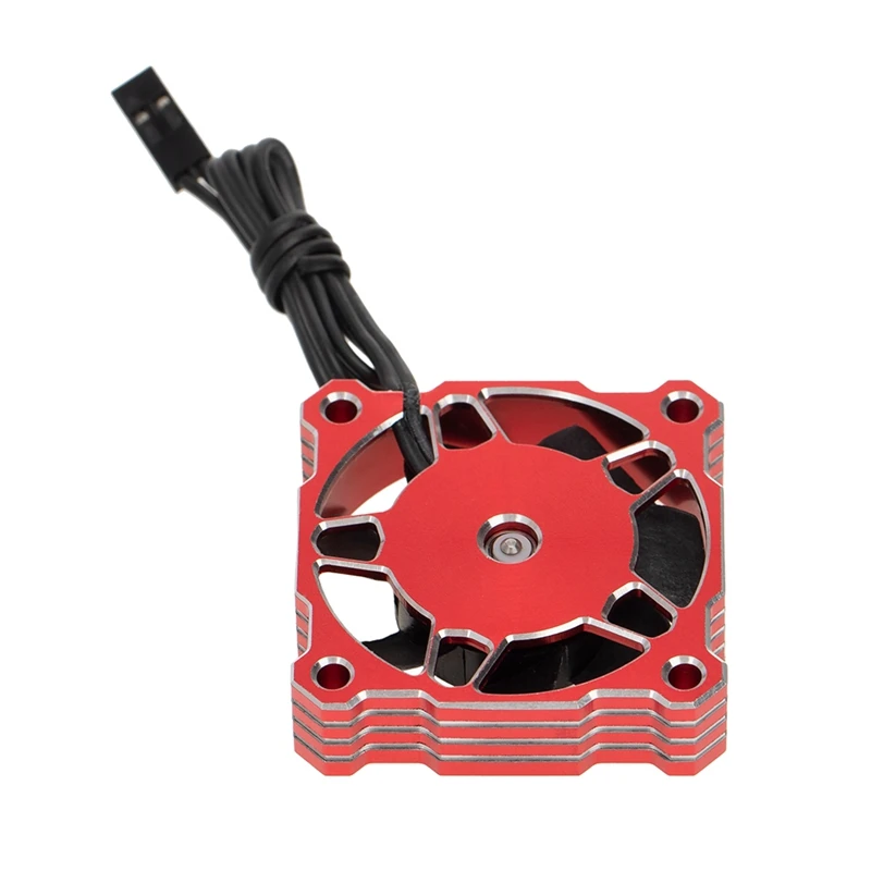 

Metal 40mm 15000RPM 5V-9V Cooling Fan Heat Sink for 1/8 1/10 1/12 RC