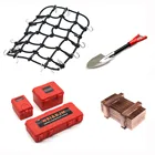 6 шт.компл. имитация украшения чемодан багажная сетка Лопата для TRX4 Defender SCX10 90046 90047 MST Jimny VS4 радиоуправляемые автомобильные аксессуары