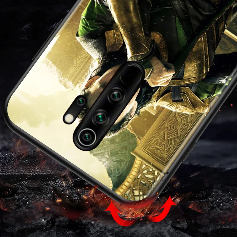 

Marvel Avengers Loki For Xiaomi Redmi 9A 9C 9 Prime GO 8A 7A 6A 5A 4X S2 Pro Plus Soft Shell TPU Silicone Black Cover Phone Case