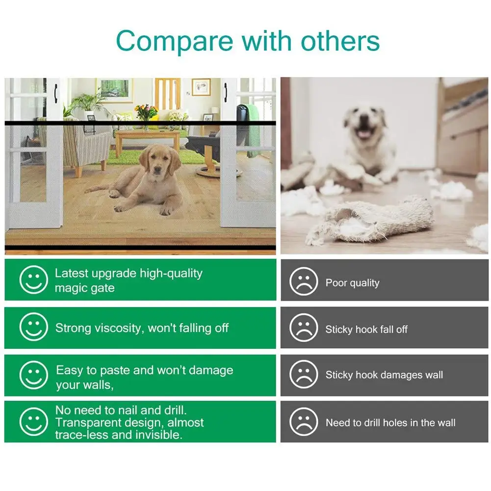 Красивая и лучше собаки Magic gate оригинальный сетчатый забор для использования в