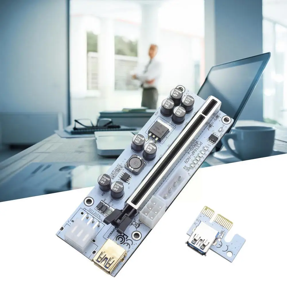 

Riser VER010 USB 3.0 PCI-E Riser VER010-X Cable Riser For Video Card X16 PCI-E Riser Card For Mining V0W4