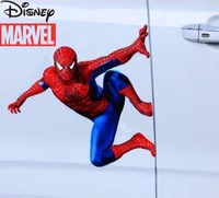 disney car simulation home cartoon decoration sticker marvel spiderman car sticker motorcycle color sticker