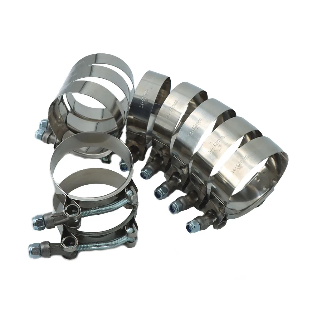 2 шт. 304 Нержавеющая сталь Т-образный болт Turbo Силиконовые хомут SilconeT зажим T шланг