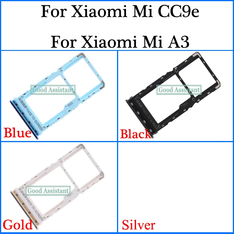 Для Xiaomi Mi CC9e/для A3 MiA3 глобальная Sim карта лоток держатель карты Micro SD слот части