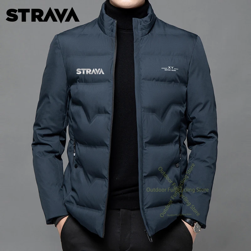 

Strava Men Cycling Jacket Mtb Bicycle Clothes Removable Hooded Outdoor Fishing Cycling Windproof Men's Cycling Windbreakers