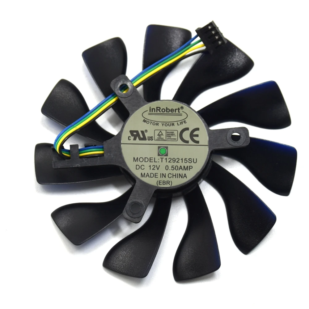 T129215SU охлаждающий вентилятор 85 мм 4Pin Замена для XFX RX550 2G RX560 RX470 RX460 4G D5 игровая