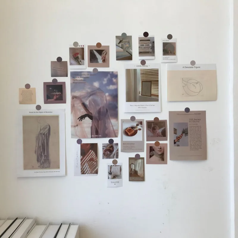 Ins солнце Почтовые открытки 20 листов цветное эстетическое шифоновое платье в