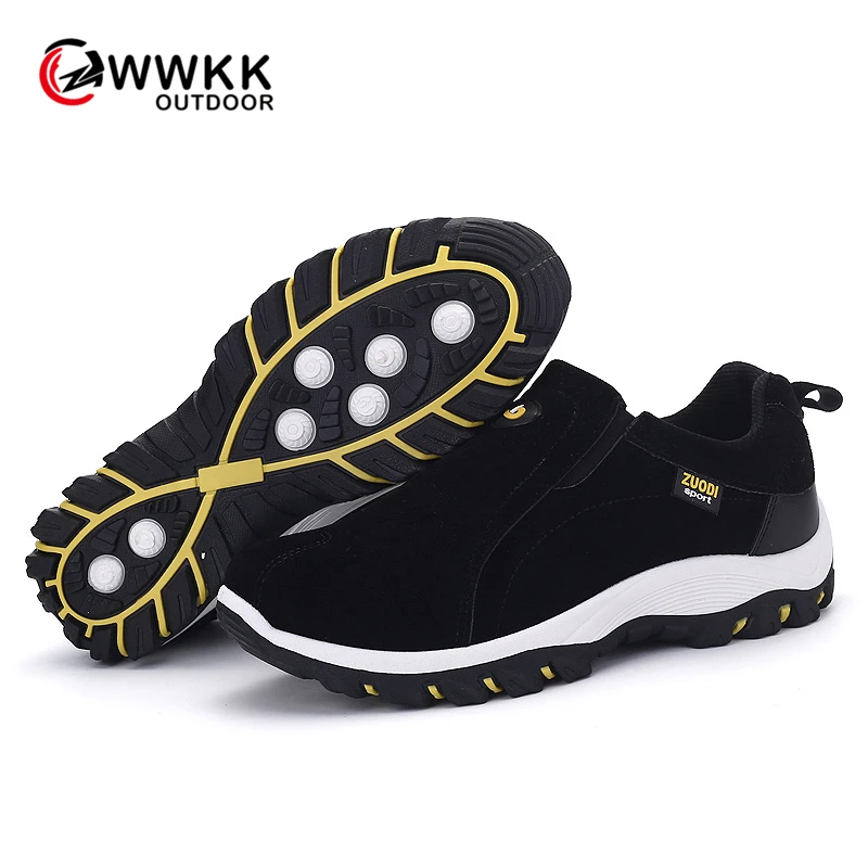 WWKK/Мужская Уличная обувь из натуральной кожи на плоской подошве без застежки