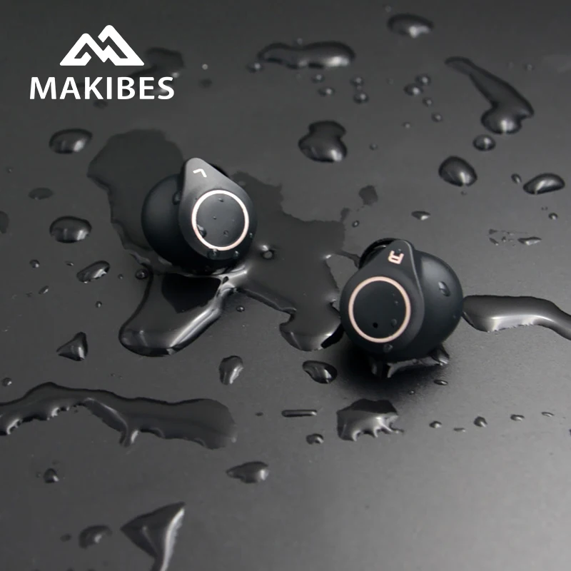 Makibes Поддержка AptX ACC TWS истинные Беспроводные Bluetooth 5 0 наушники CVC8 шумоподавление с