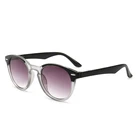 Очки для чтения NONOR с двойным фокусом, серые линзы, модные мужские и женские очки для чтения, уличные солнцезащитные очки для рыбалки, круглые очки