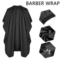 black haircut dye apron salon hair cutting hairdressing gown barber cape waterproof hair cloth for kids adults 100x135cm